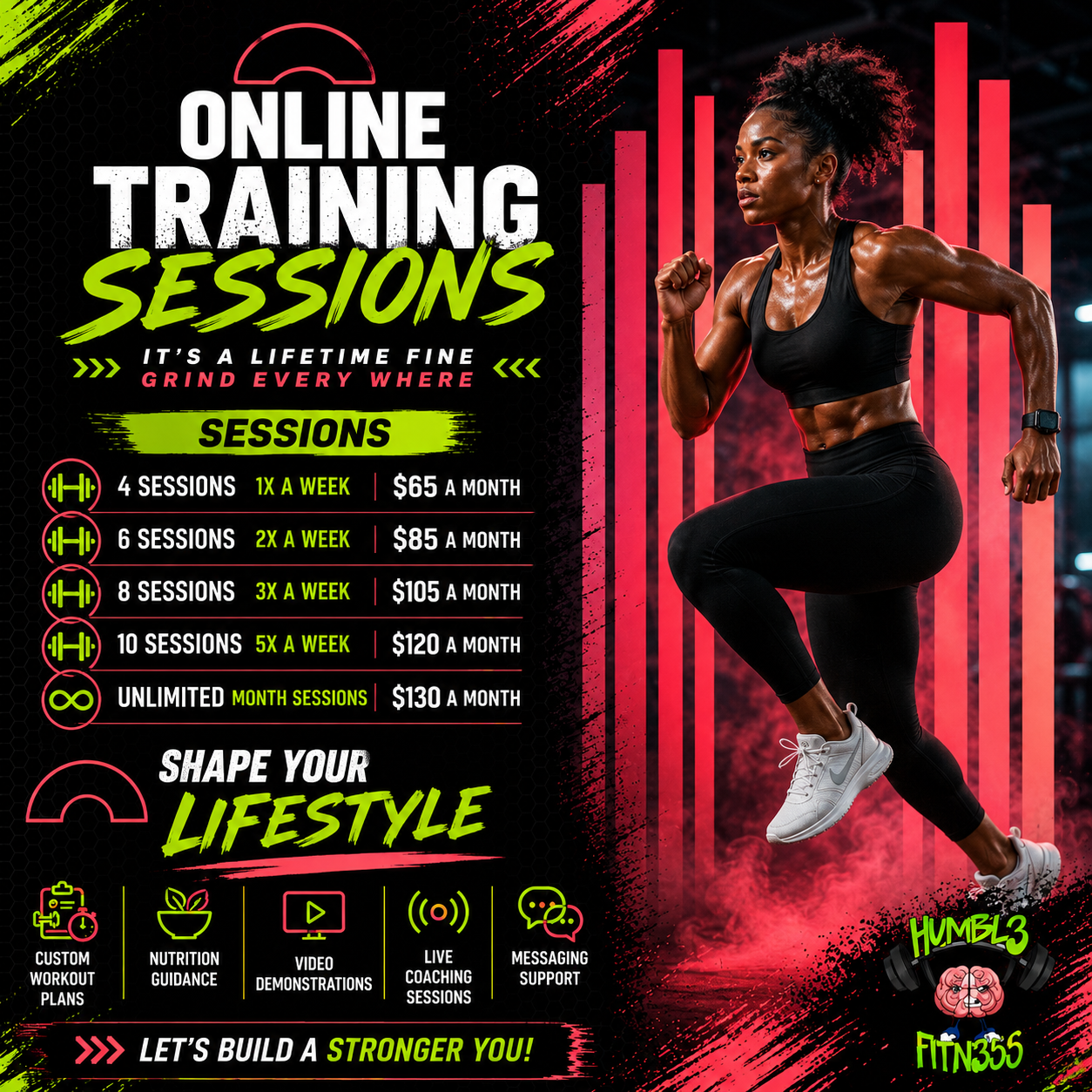 Online Training 6 Sessions 2x a week